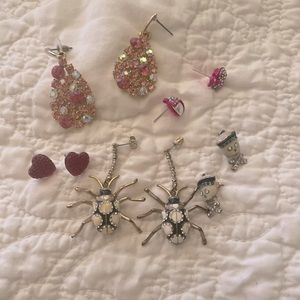 Betsey Johnson earring lot